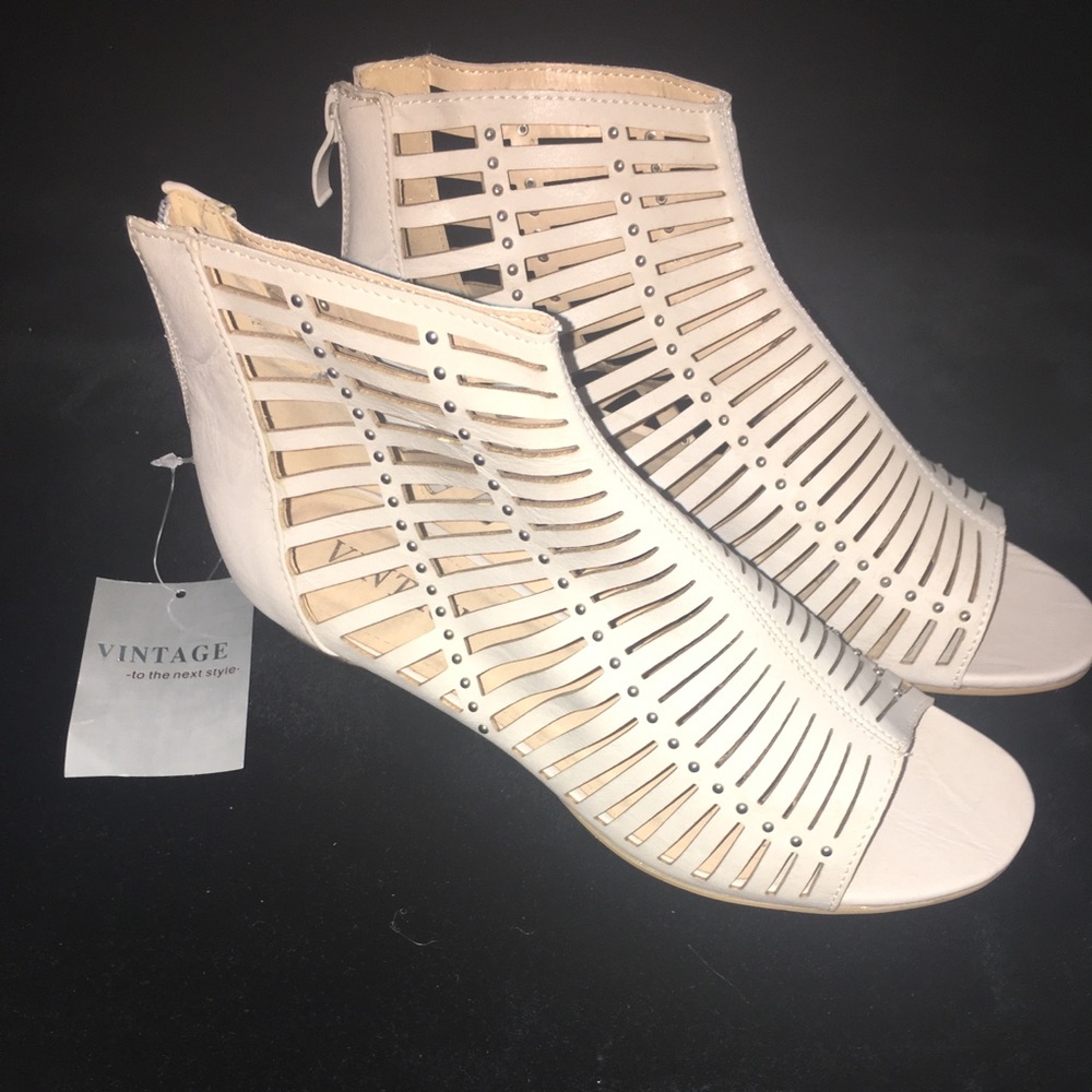 Vintage White Sandals